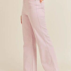 NWT Sadie & Sage Womens Lavender Celia High-Rise Flared Leg Jeans Size S/M/L